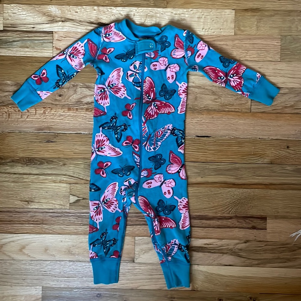Hanna Andersson 12-18 month butterfly onsie